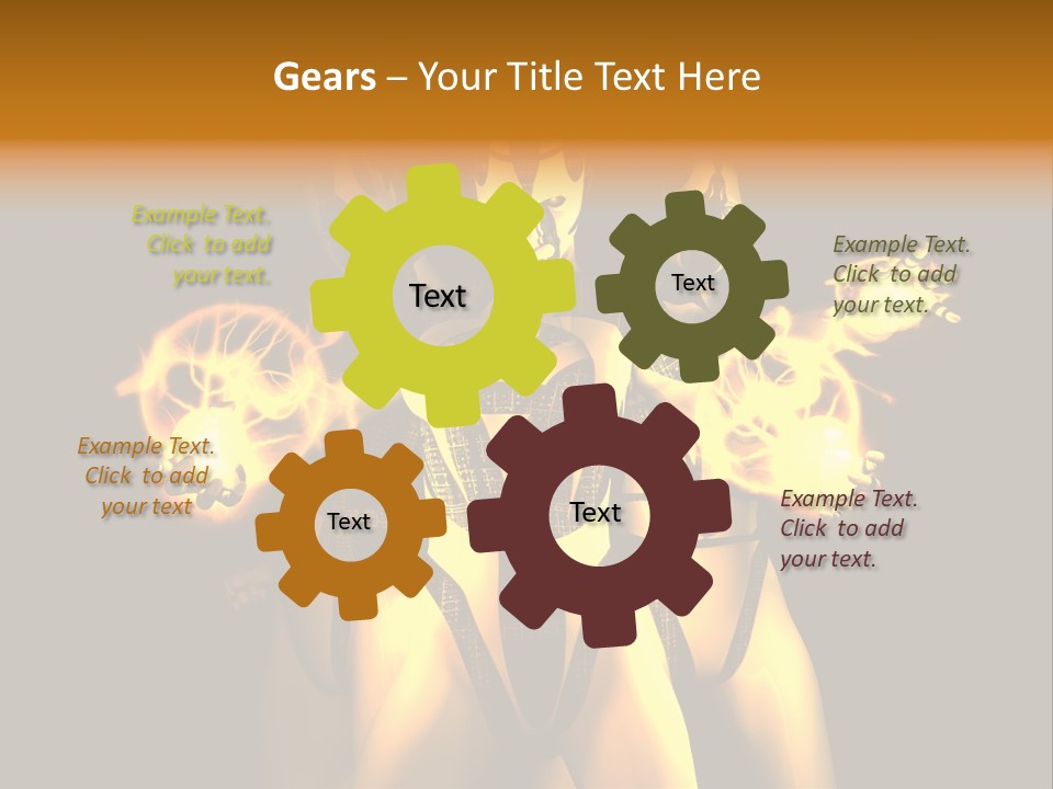 Rendering Isolated Modern PowerPoint Template