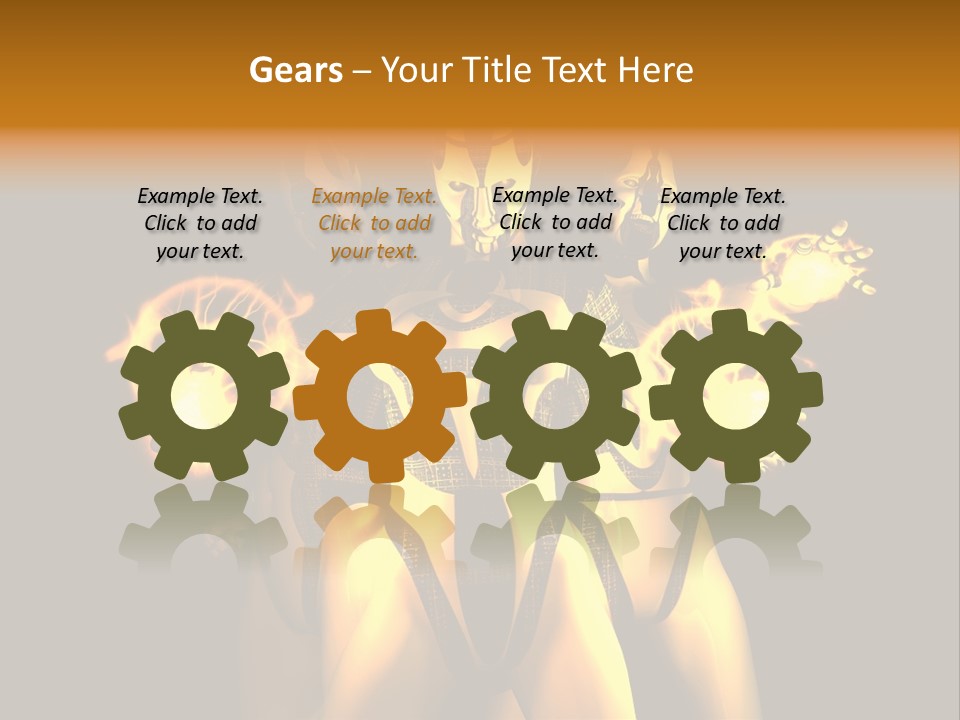 Rendering Isolated Modern PowerPoint Template