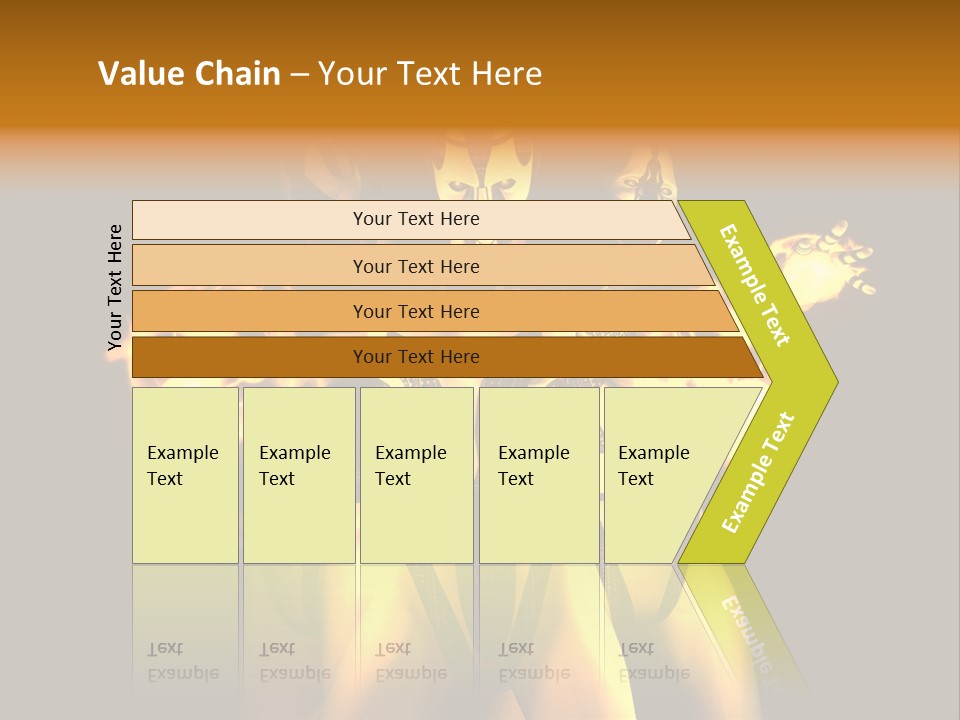 Rendering Isolated Modern PowerPoint Template