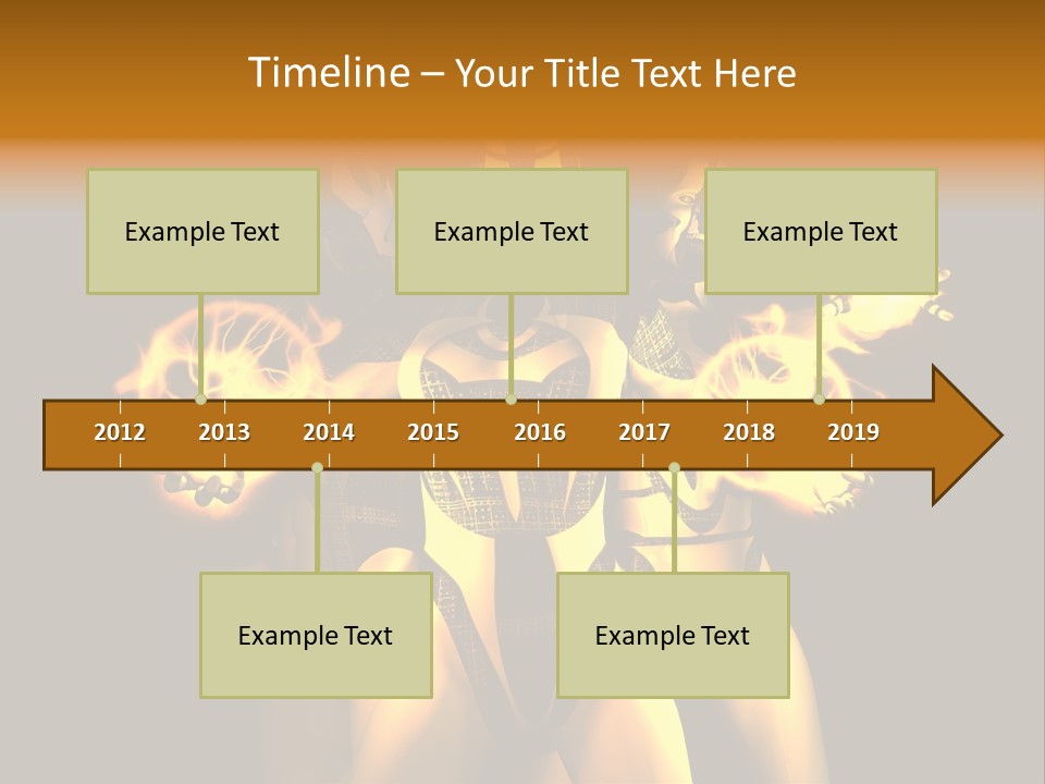 Rendering Isolated Modern PowerPoint Template