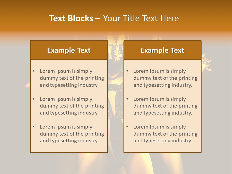 Rendering Isolated Modern PowerPoint Template