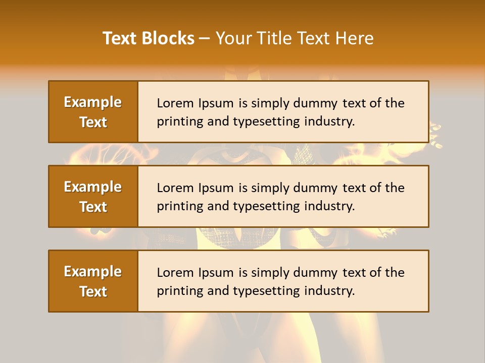 Rendering Isolated Modern PowerPoint Template