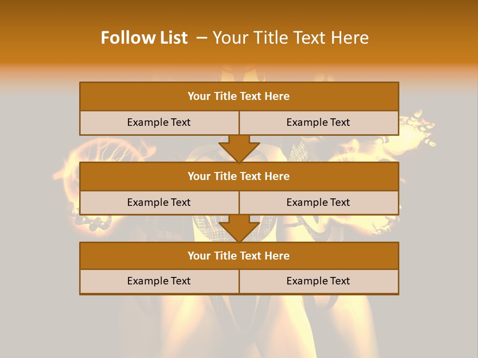 Rendering Isolated Modern PowerPoint Template