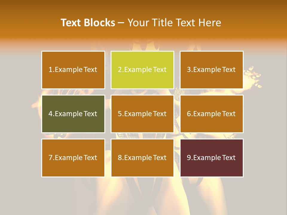 Rendering Isolated Modern PowerPoint Template