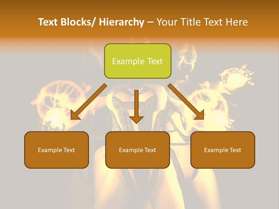 Rendering Isolated Modern PowerPoint Template