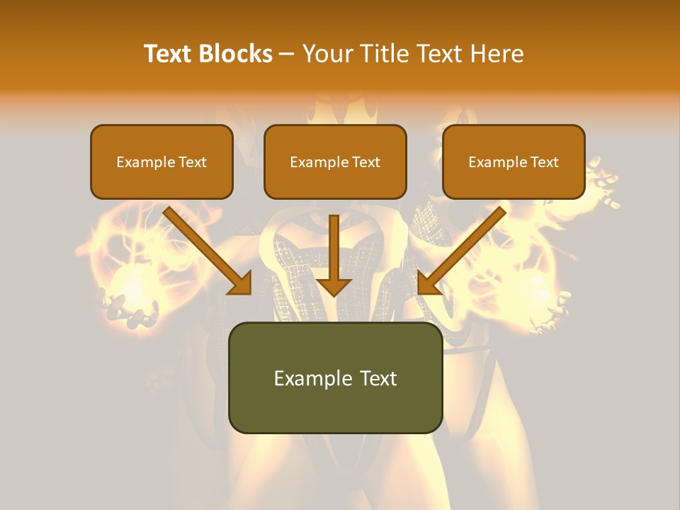 Rendering Isolated Modern PowerPoint Template