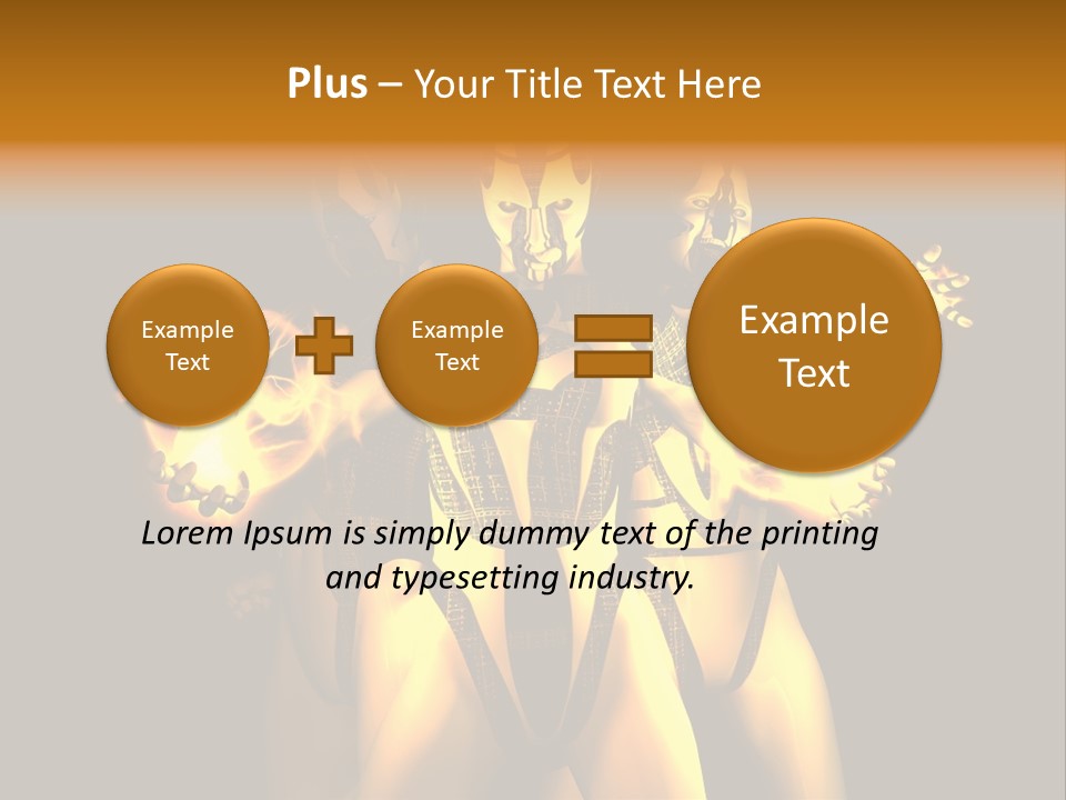 Rendering Isolated Modern PowerPoint Template
