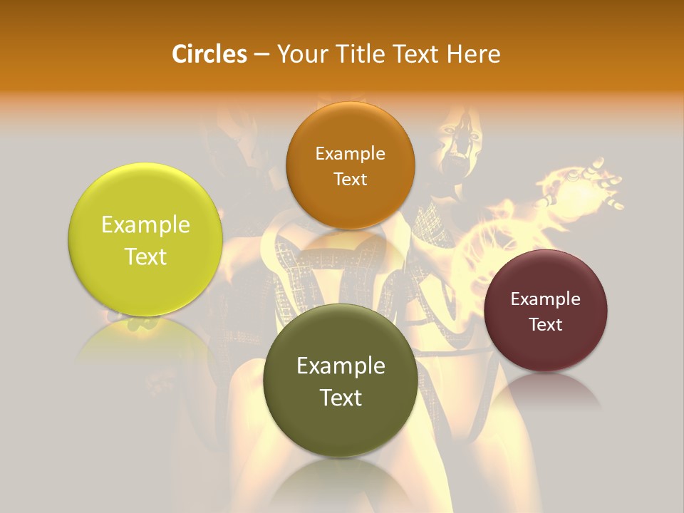 Rendering Isolated Modern PowerPoint Template