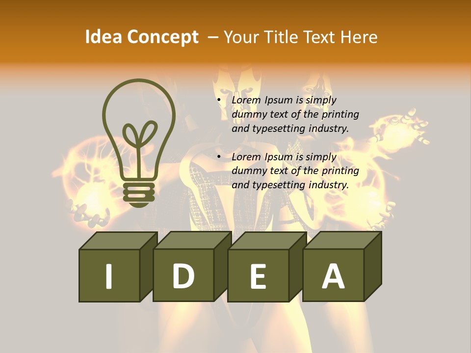 Rendering Isolated Modern PowerPoint Template