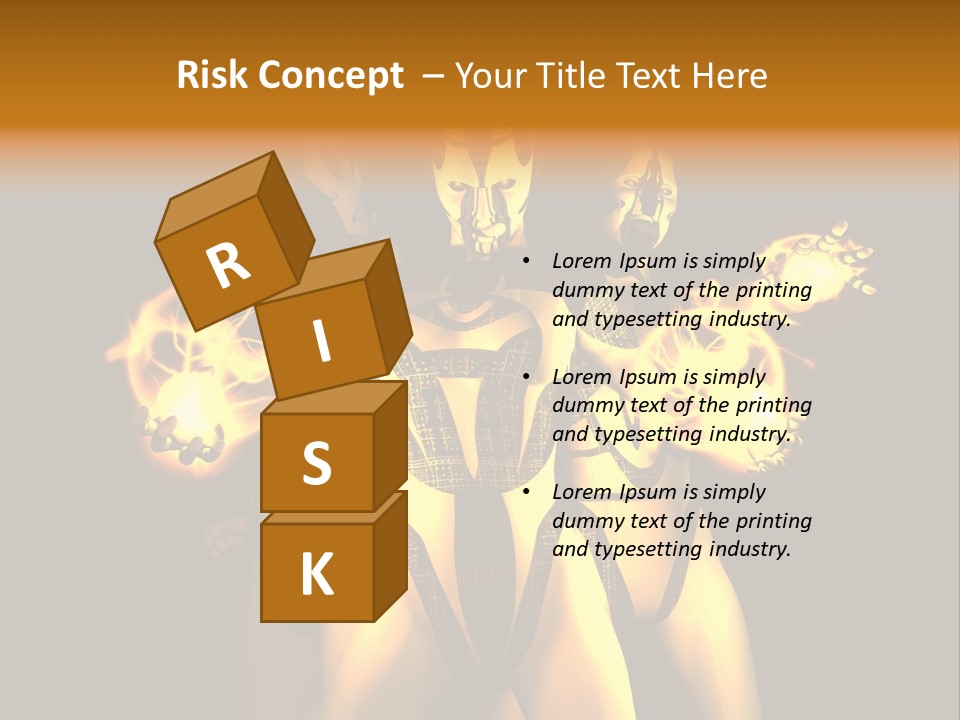 Rendering Isolated Modern PowerPoint Template