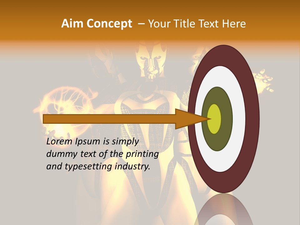 Rendering Isolated Modern PowerPoint Template