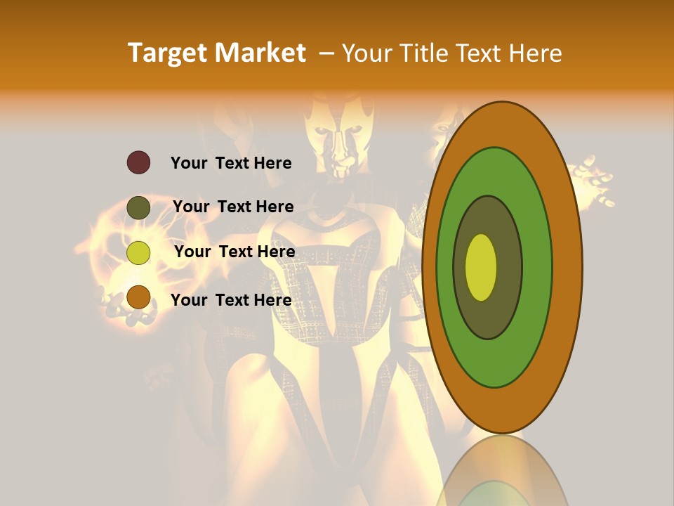 Rendering Isolated Modern PowerPoint Template