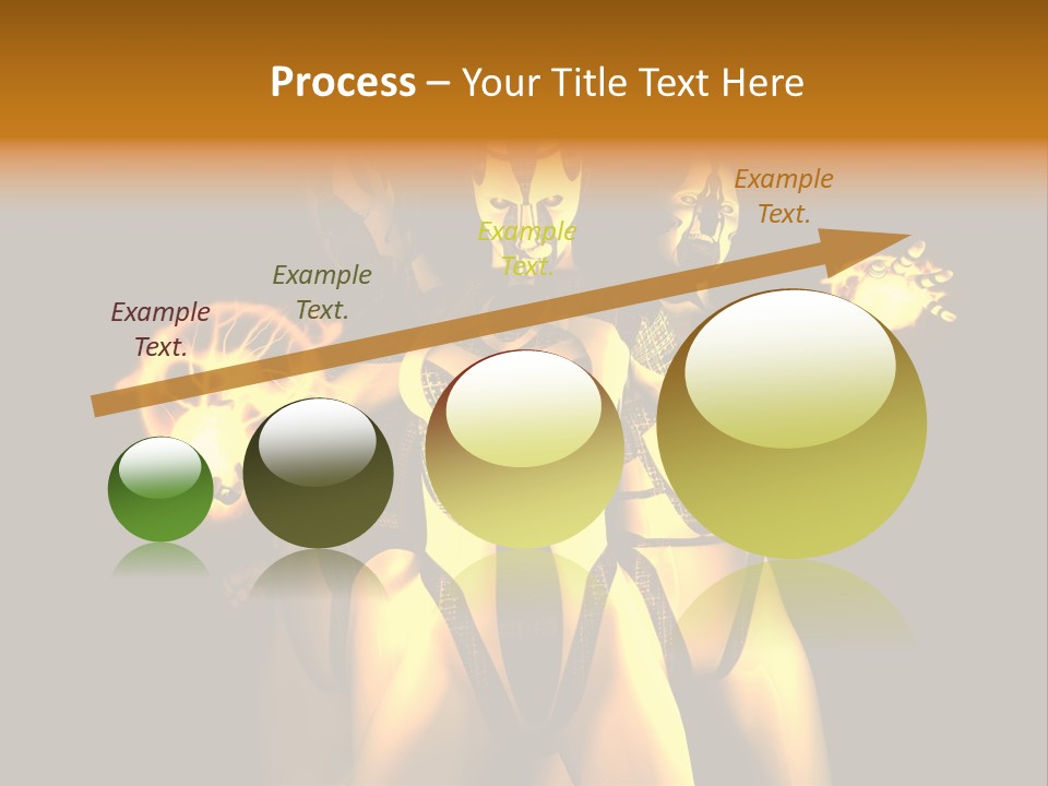 Rendering Isolated Modern PowerPoint Template