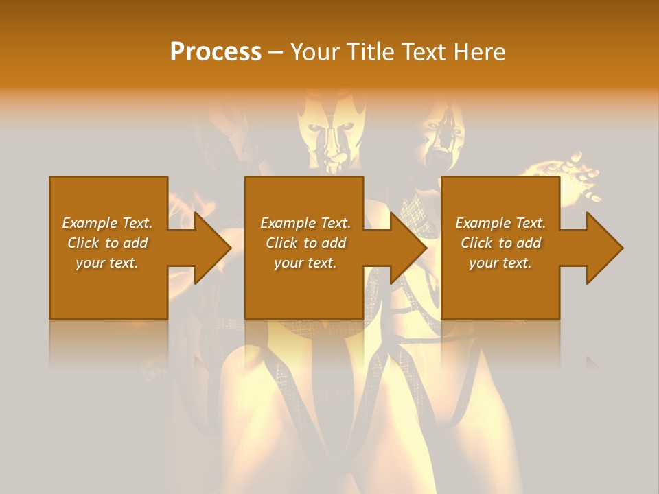 Rendering Isolated Modern PowerPoint Template