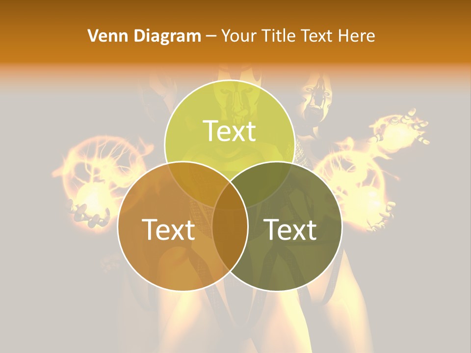 Rendering Isolated Modern PowerPoint Template