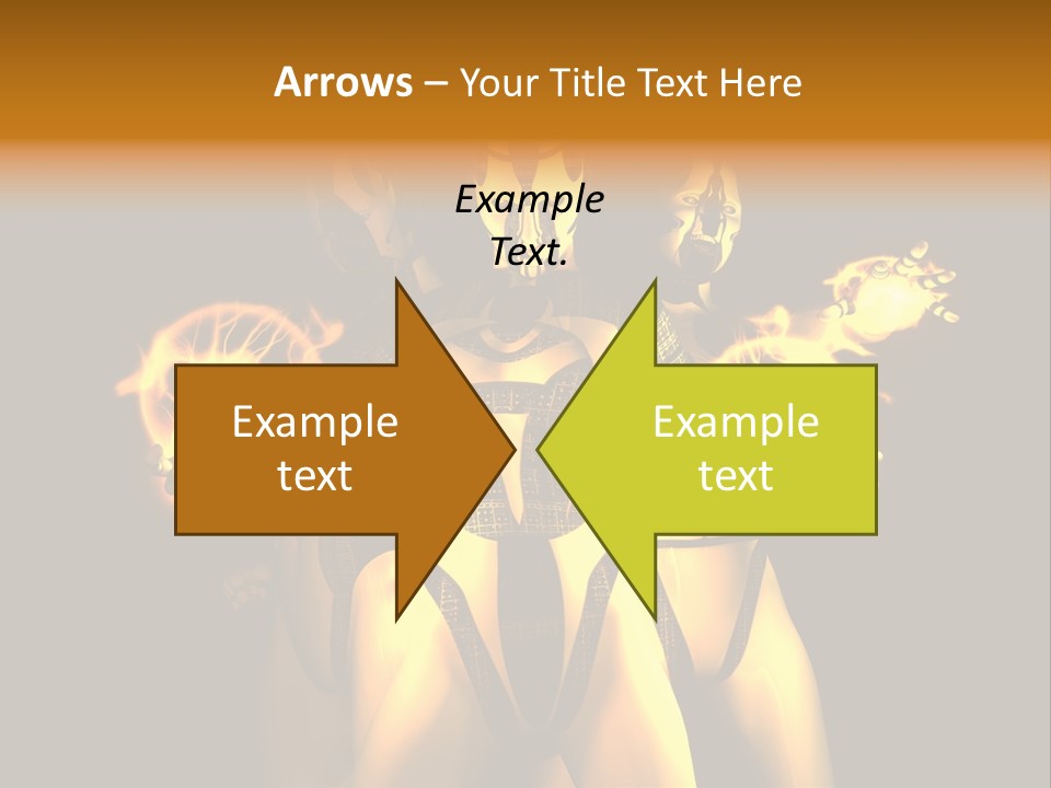 Rendering Isolated Modern PowerPoint Template
