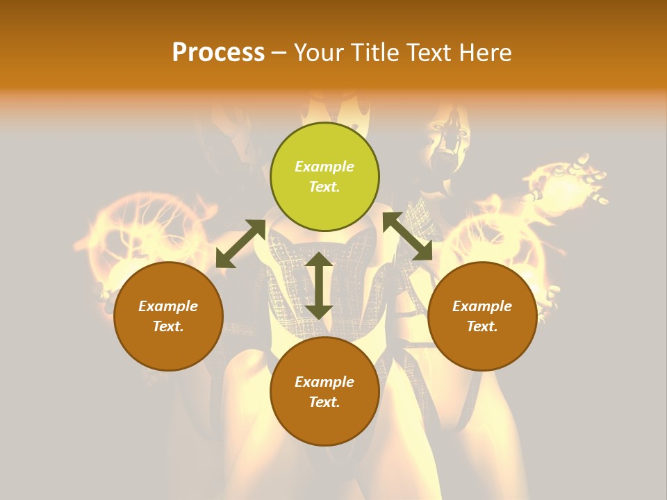 Rendering Isolated Modern PowerPoint Template