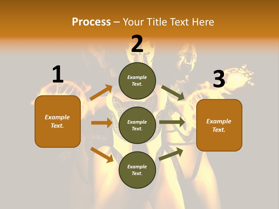 Rendering Isolated Modern PowerPoint Template