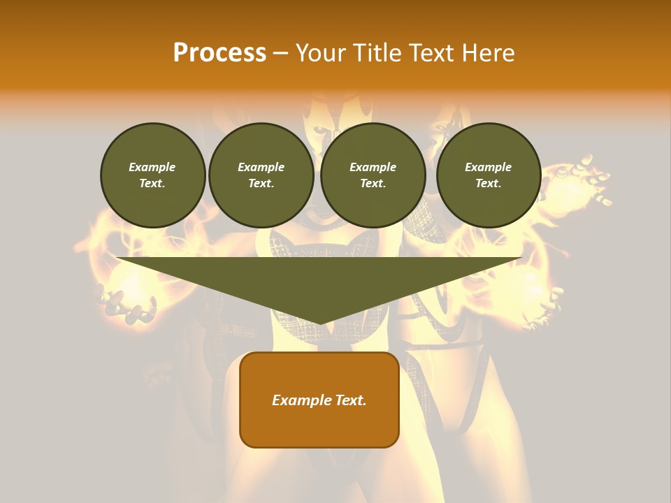 Rendering Isolated Modern PowerPoint Template