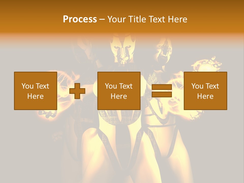 Rendering Isolated Modern PowerPoint Template