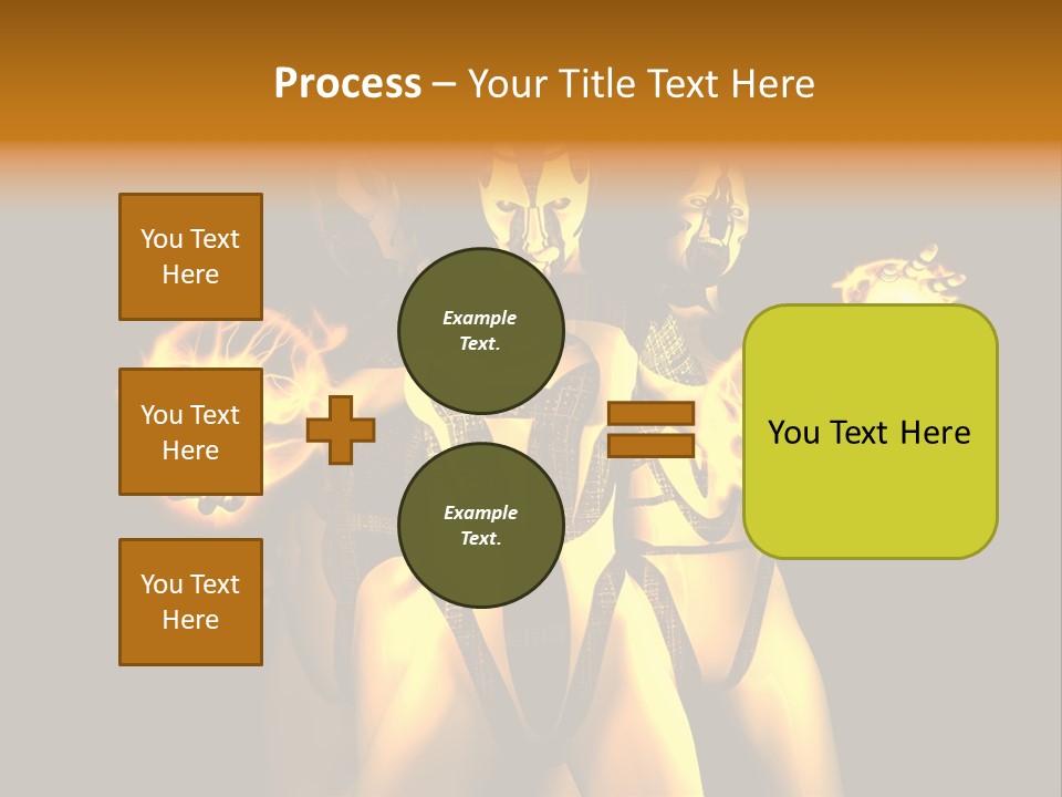 Rendering Isolated Modern PowerPoint Template
