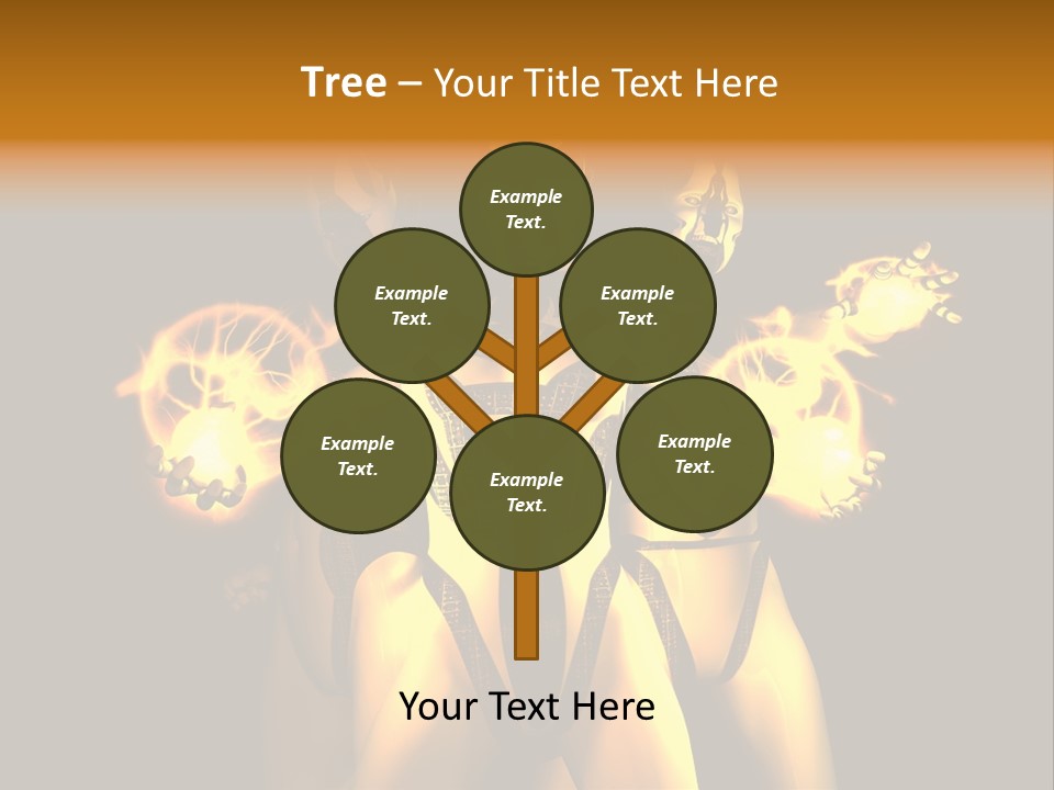 Rendering Isolated Modern PowerPoint Template