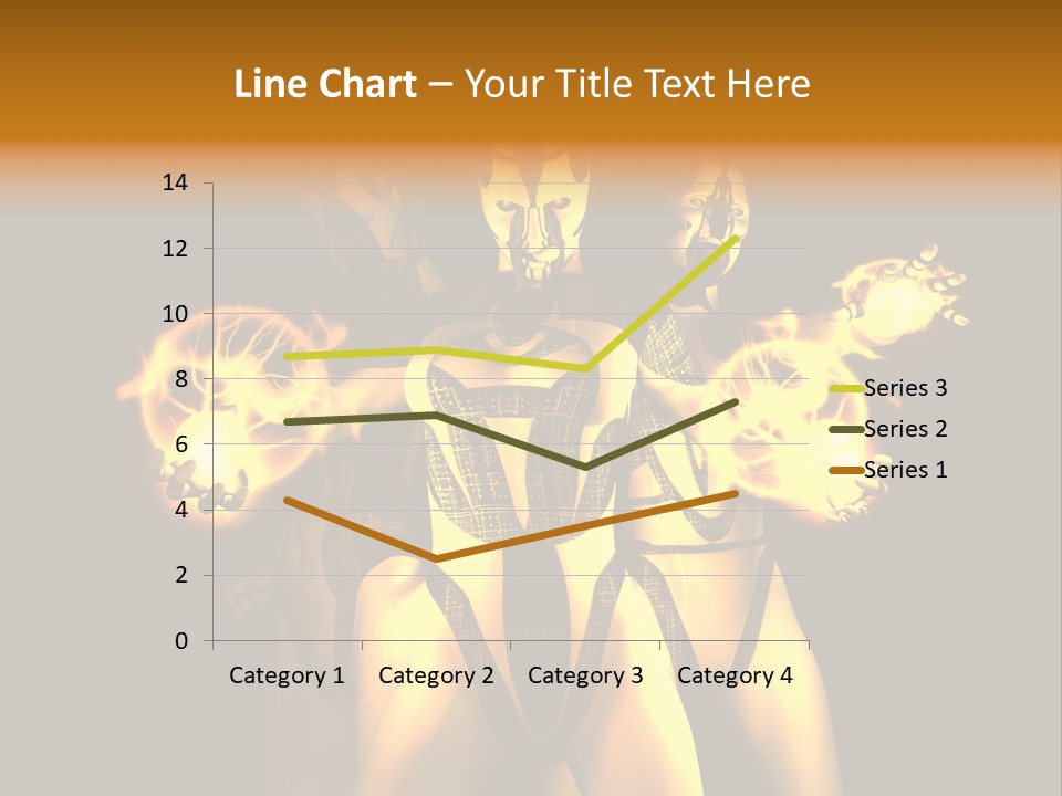 Rendering Isolated Modern PowerPoint Template