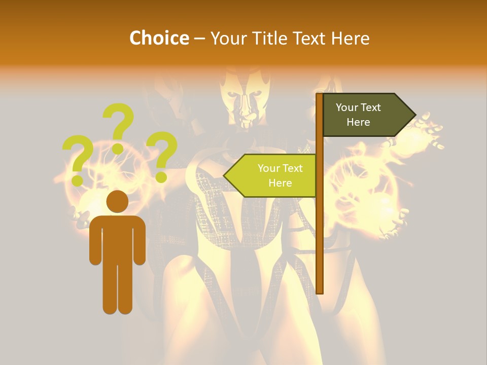 Rendering Isolated Modern PowerPoint Template
