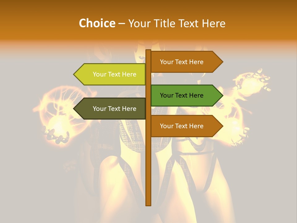 Rendering Isolated Modern PowerPoint Template