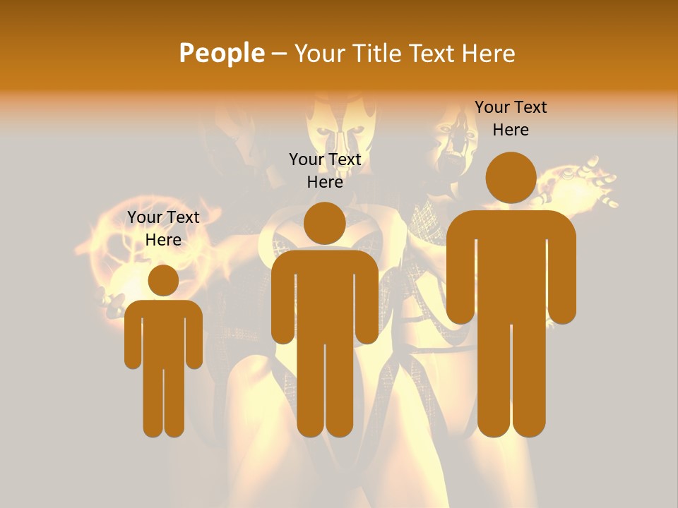 Rendering Isolated Modern PowerPoint Template