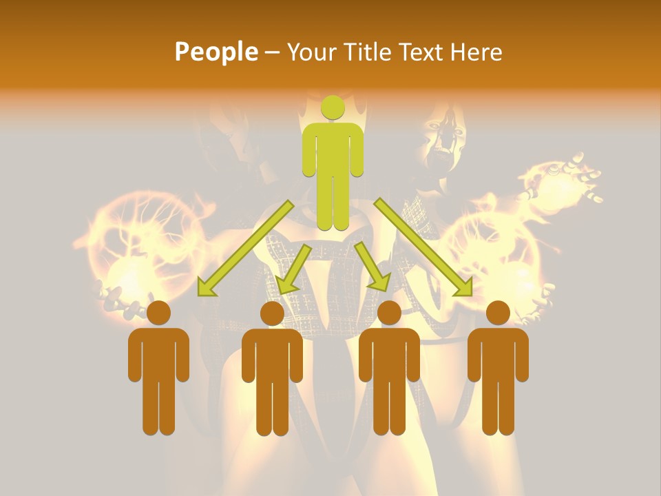 Rendering Isolated Modern PowerPoint Template