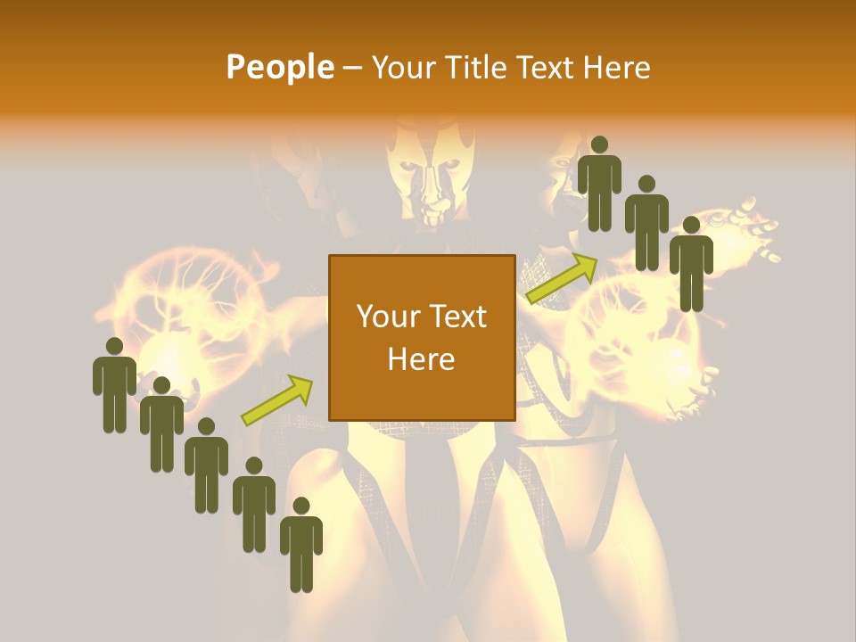 Rendering Isolated Modern PowerPoint Template