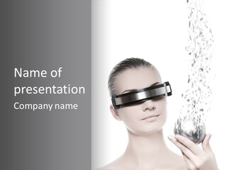 Skin Look Scifi PowerPoint Template