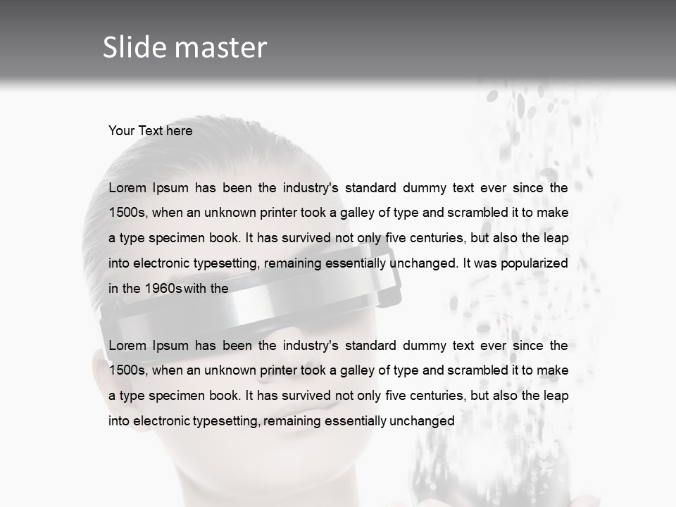 Skin Look Scifi PowerPoint Template