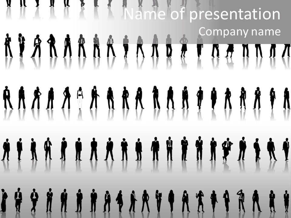 Performer Beautiful Moving PowerPoint Template