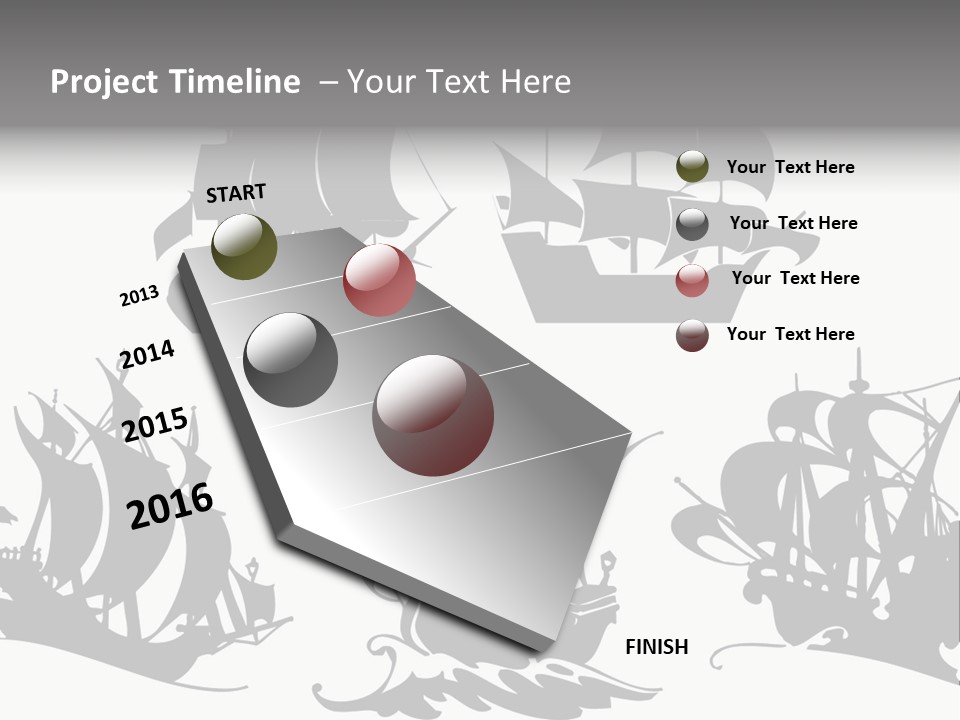 Action Woman Dancer PowerPoint Template