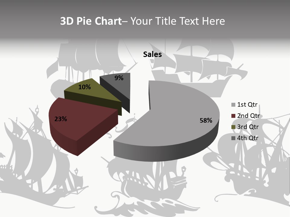 Action Woman Dancer PowerPoint Template