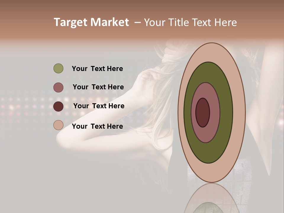 Performer Posing Young PowerPoint Template