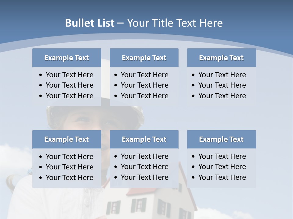 Planning Sky Home PowerPoint Template