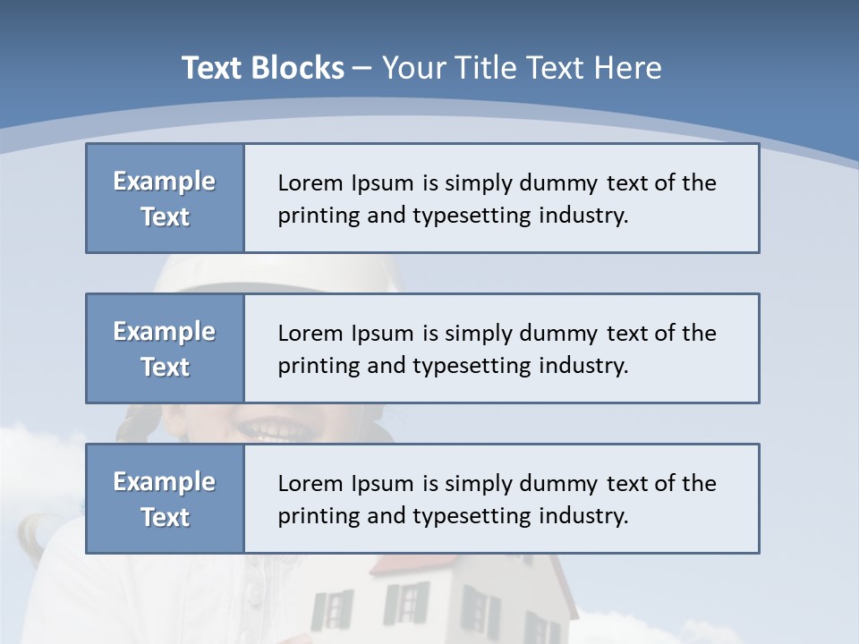 Planning Sky Home PowerPoint Template