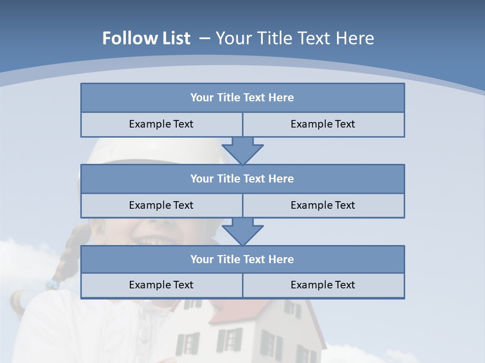 Planning Sky Home PowerPoint Template