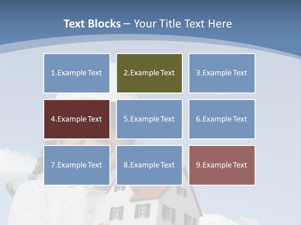 Planning Sky Home PowerPoint Template