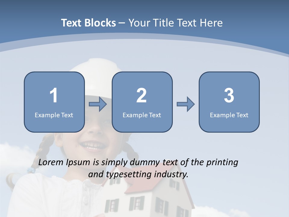 Planning Sky Home PowerPoint Template