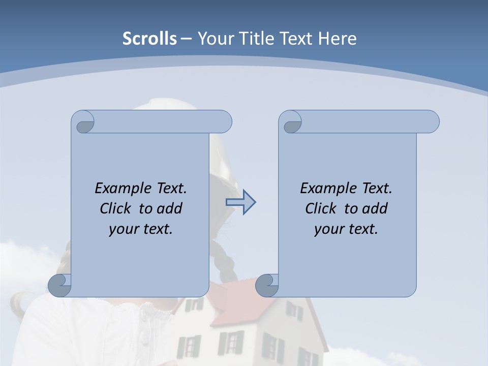 Planning Sky Home PowerPoint Template
