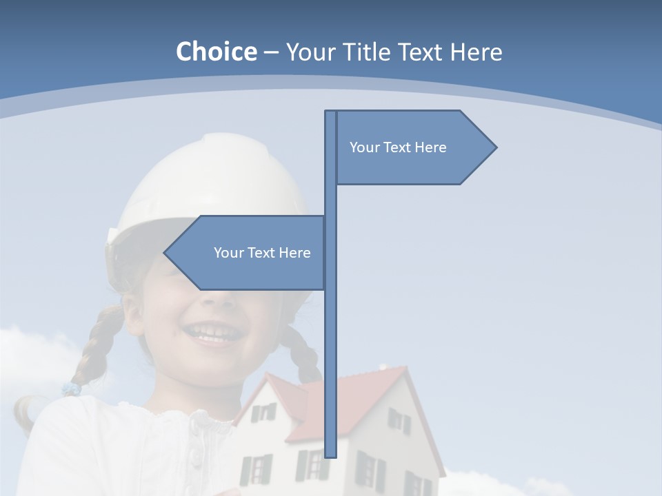 Planning Sky Home PowerPoint Template