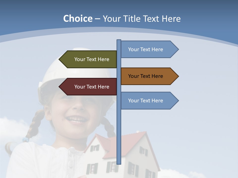 Planning Sky Home PowerPoint Template