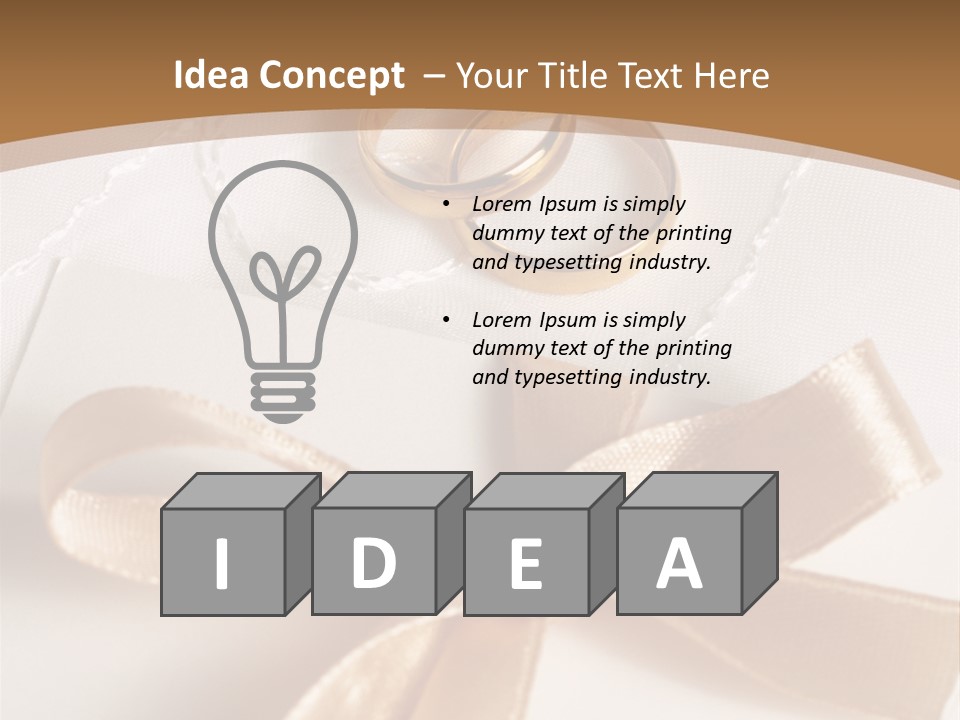 Announcement Decoration Congratulations PowerPoint Template