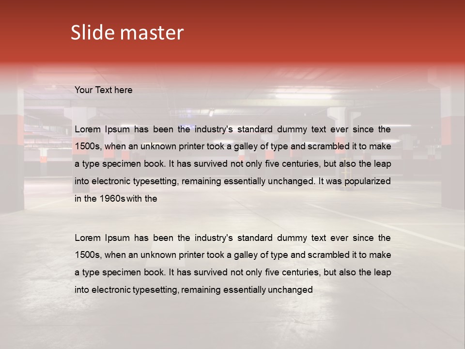 Light Drive Urban PowerPoint Template