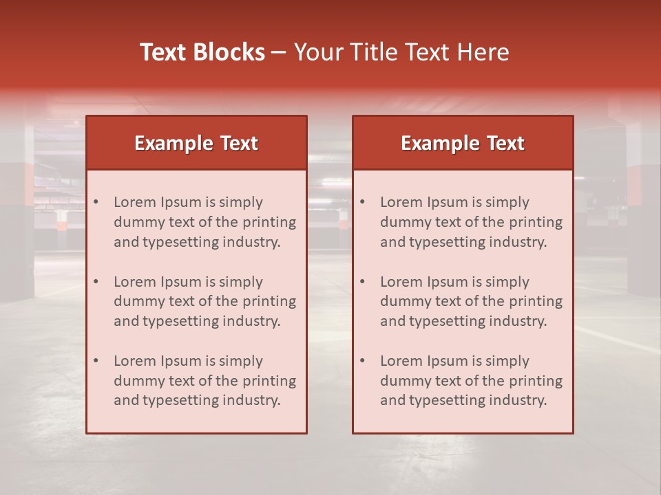 Light Drive Urban PowerPoint Template