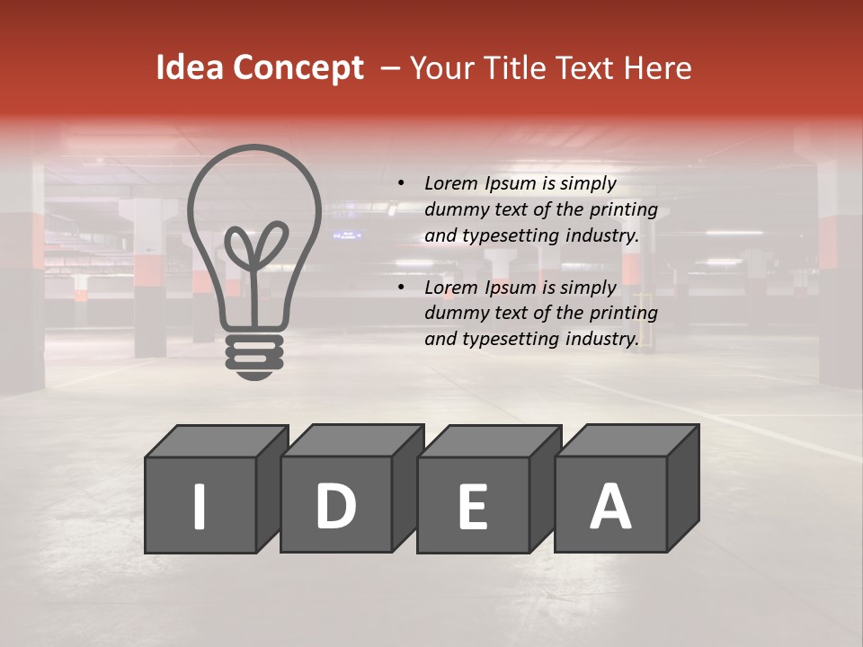 Light Drive Urban PowerPoint Template